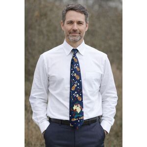 Claude The Tazmanian Devil Tie "No to Golf"
